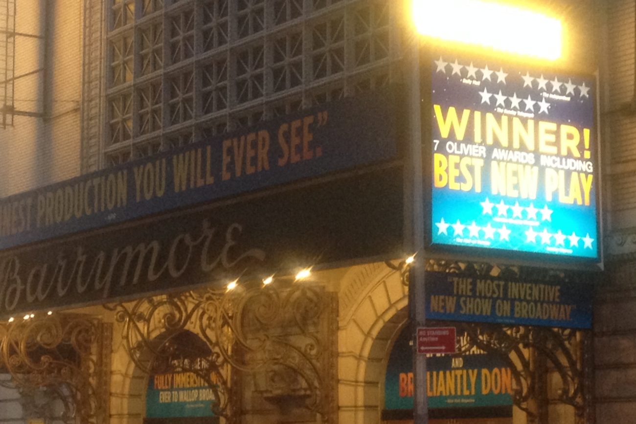 Broadway theatre marquee
